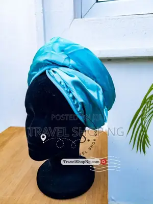 Silk-Exterior Hair Towel for Gentle