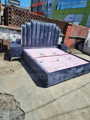 Dark Grey Coloured 6by6 Bed Frame