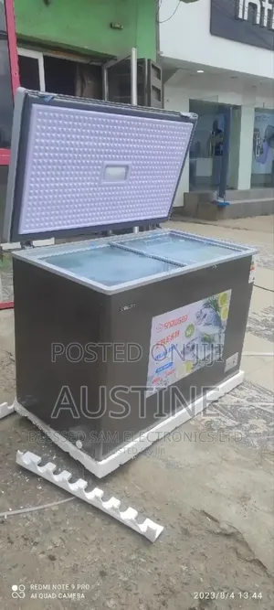 Brand New Snowsea 450litter Chest Freezer>Extenal>Silver>