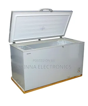 Brand New Hisense 420litter Chest Freezer>>External>Silver>