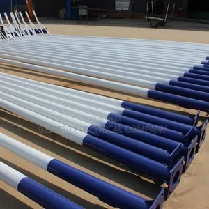 Galvanized Steel Street Lights Poles for Commercial Roads