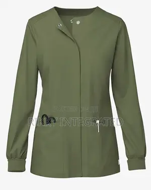 Flock Printed Polos Nurse Scrub Suits, T-Shirts