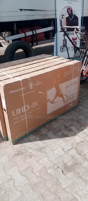 Hisence 55" Smart Android Tv, Netflix, Play Store.