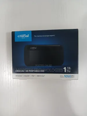 1tb Crucial X8 External Ssd Portable Solid Drive (1050mb/S)