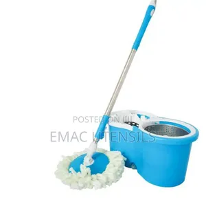 360 Rotating Microfibre Magic Mop With Bucket,