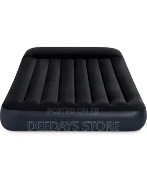 Intex Camping Durabeam Double Bed, Classic Air Mattress,