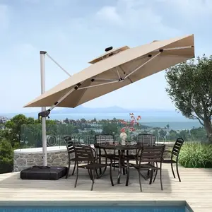 Garden Parasol Large Beach Patio Picnic Umbrella