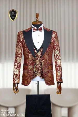 Luxury Floral Suits for Men