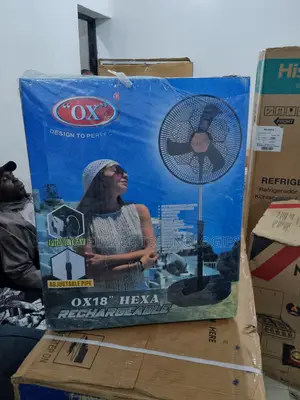 Energy Efficient OX Hexa Rf-1618 Rechargeable Standing Fan