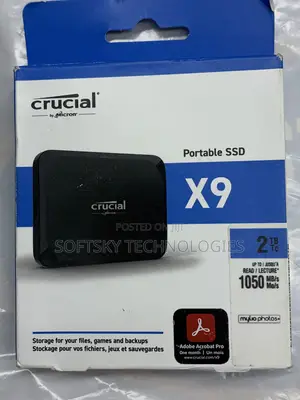 Crucial X9 2tb Portable SSD 1050mbps