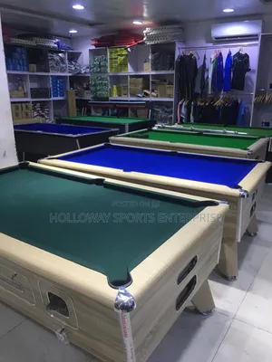 Freshly Baked SWISH Marble and Coin Pool Table