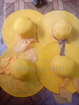 Quality Yellow Beach Hat