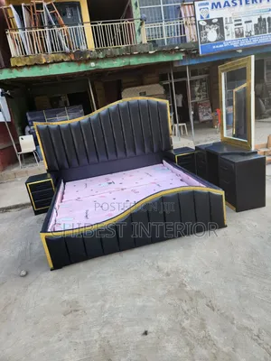 5ft Tall Bed Frame With Cupboards and Dresser