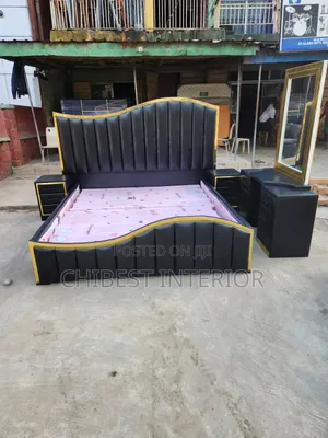 High Standard Leather 6by6 Bed