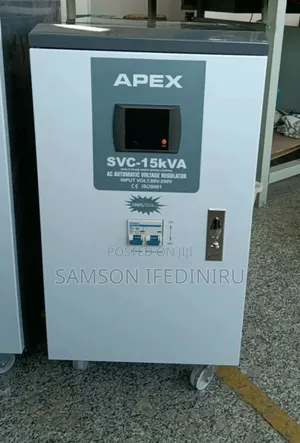 Apex 15kva Servo Single Phase Central Stabilizer 80v-250v