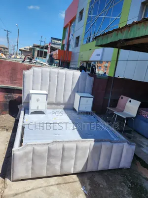 Off-White Coloured 6by6 Bed