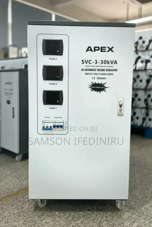 Apex 30kva Servo 3phase Automatic Voltage Stabilizer