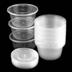 Salad Portion Plastic Takeaway (Round Shape) 100pcs