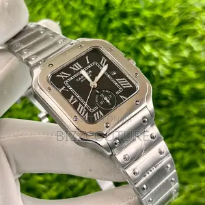 Original Cartier Chronograph Silver Chain Watch Is Available