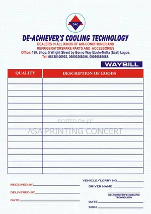 Invoice/Waybill
