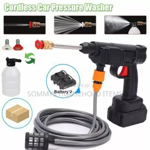 High Pressure Car Washer With 2rechargeable Batteries.