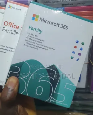 Microsoft 365 Family Pack - 6 Users | 6TB - 1 Year Key