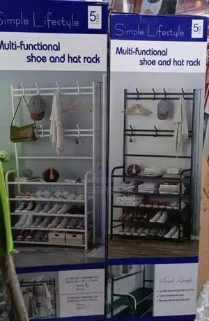 Big Pole Shoe, Hat, Bags and Coat Rack-5 Layers