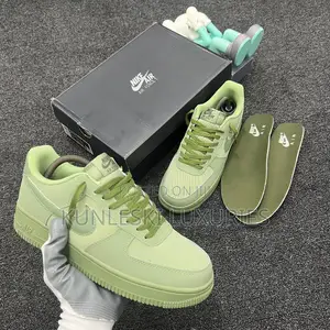 Original Nike Air Force 1 Olive Green Sneakers