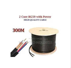 RG59 Power 305m Coaxial Cable For CCTV Camera