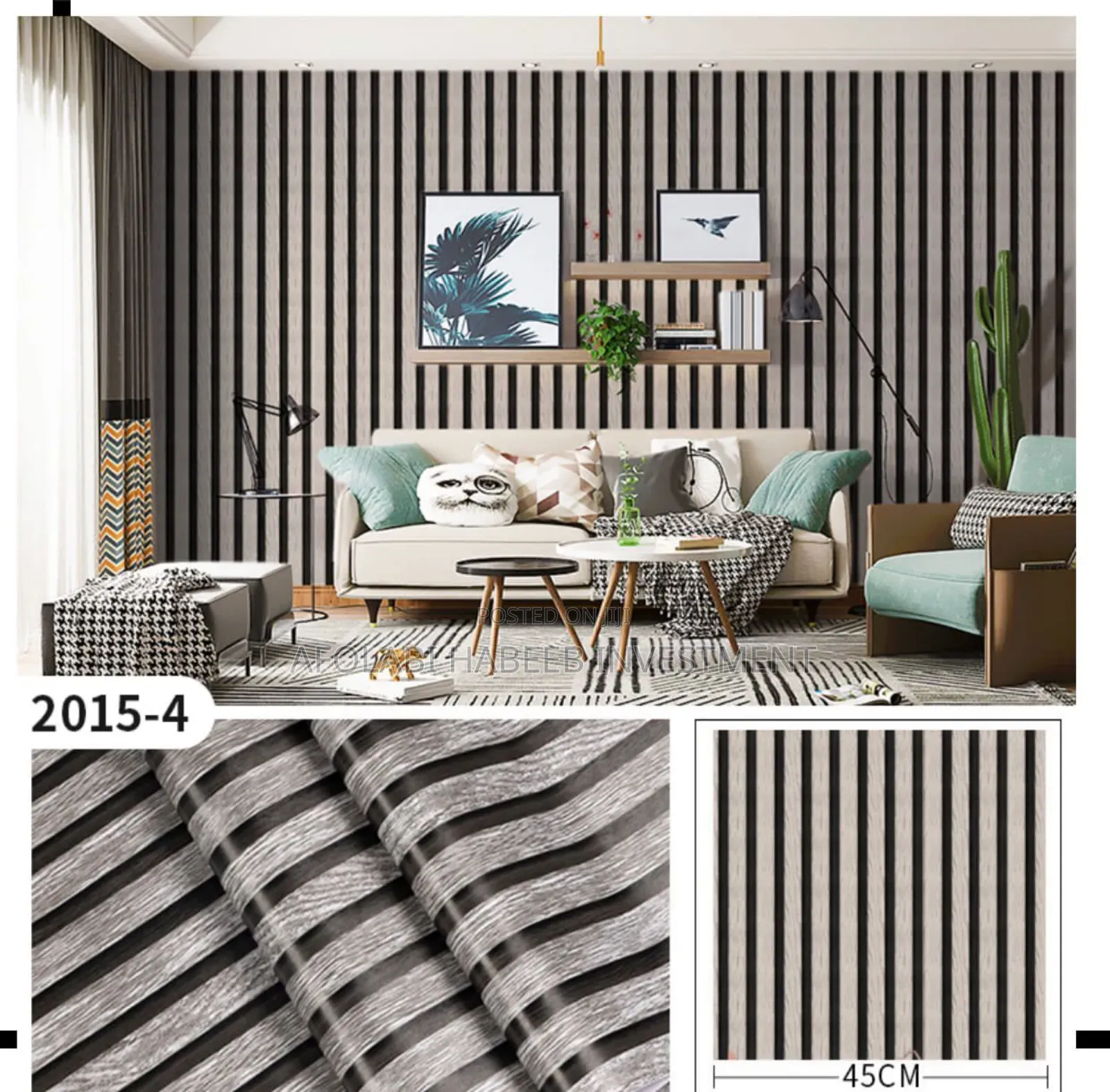 Fluted Wall Paper