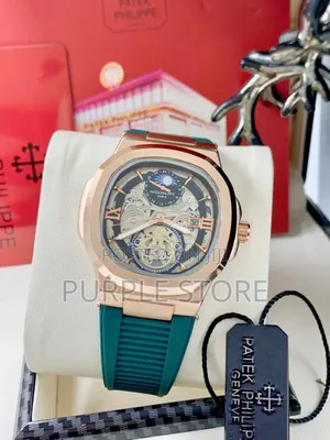 Patek Philippe Wristwatch Green Rubber Strap
