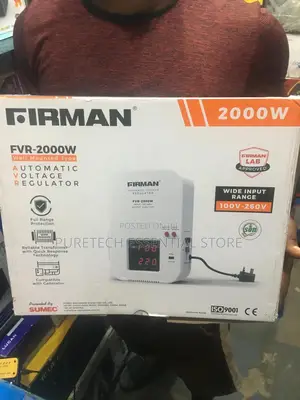 Wall Mountable Stabilizer 2000volt Fireman
