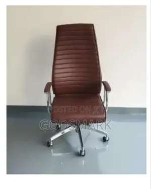 Office Chair Swivel in Coffee Colour.