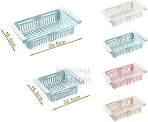 Adjustable Refrigerator Storage Basket,Expandable Fridgerack