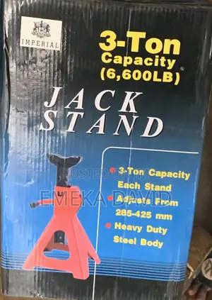 3-Ton Capacity (6,600 LB) Jack Stand
