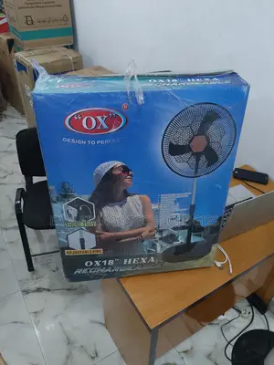 Durable Ox' Hexa Rf-16 18 Rechargeable Standing Fan