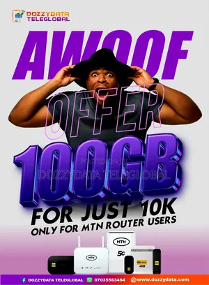 MTN 100gb Data Sim Card for MTN Mifi and Routers