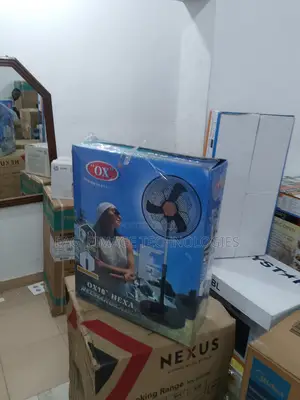 Feel Relaxed With Ox' Hexa Rf-16 18rechargeable Standing Fan