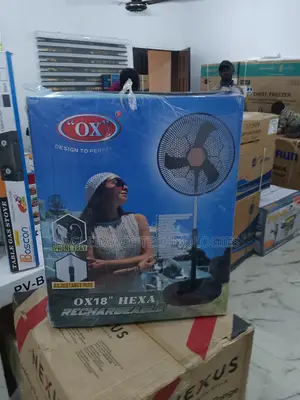 Great Value OX Hexa Rf-16 18 Rechargeable Standing Fan