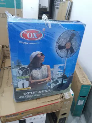 Absolutely Good OX Hexa Rf-16 18'rechargeable Standing Fan