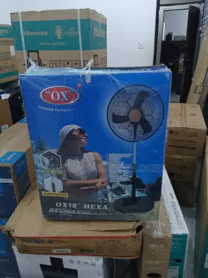 Flexibility Ox' Hexa Rf-16 18'rechargeable Standing Fan