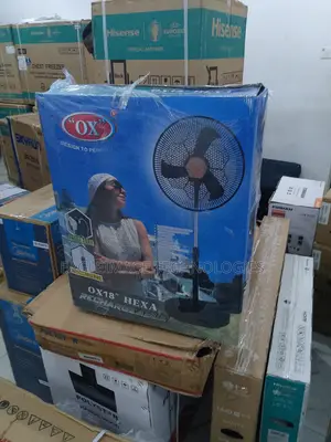 Intruducing the New OX Hexa Rf-16 18 Rechargeable Fan
