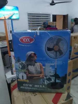 Speed Effect Ox' Hexa Rf-16 18'rechargeable Standing Fan