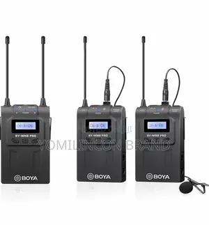 BOYA BY-WM8 Pro- UHF Dual-Channel Wireless Lavalier System