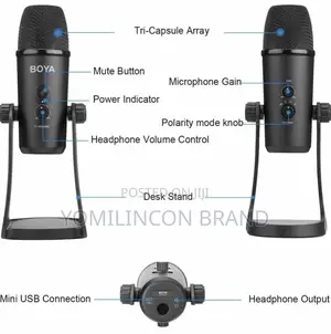 BOYA BY-PM700 USB Sound Recording Condenser Microphone