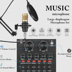BM800 Condenser Microphone V8 Sound Card Kit Muti-Functiona