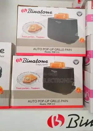 Binatone 2 Slices Pop Up Toaster