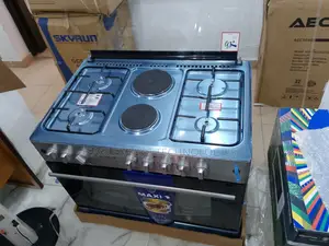 Cook Healthy With 60 by 90(4+2)Burner Gas Cooker Wood