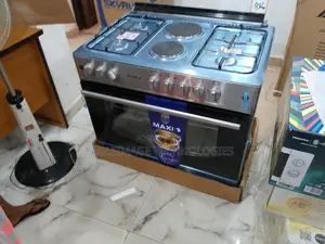 Fast Heating Maxi 60 by 90(4+2)Burner Gas Cooker Wood
