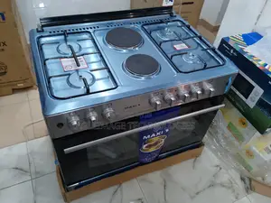 Efficient Maxi 60 by 90(4+2)Burner Gas Cooker Wood